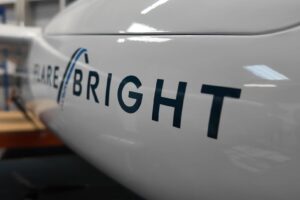 Still image of the BBC South Today news bite covering the Future Flight project